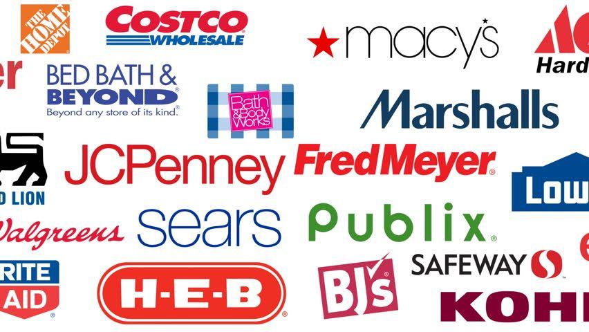 American Retail Store Logo - List of Synonyms and Antonyms of the Word: retail logos