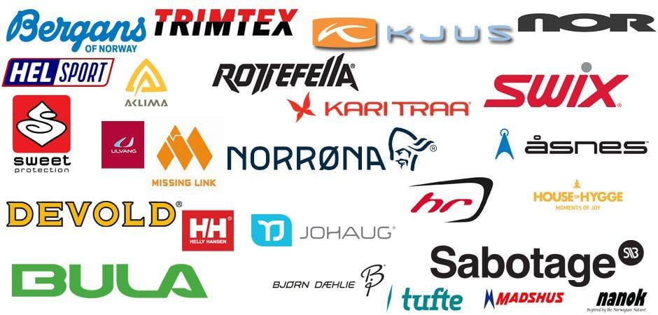 Outdoor Apparel Brands Logo - Norwegian outdoor brands | Topputstyr.com
