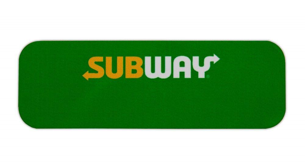 New Subway Logo - New Style Metal Reusable Name Badges with New Subway Logo - Badges ...