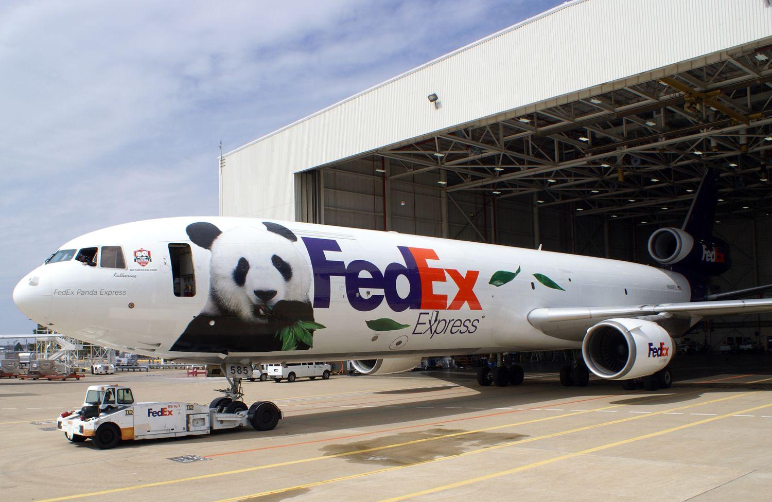 FedEx Plane Logo - The FedEx Panda Express - China to Canada