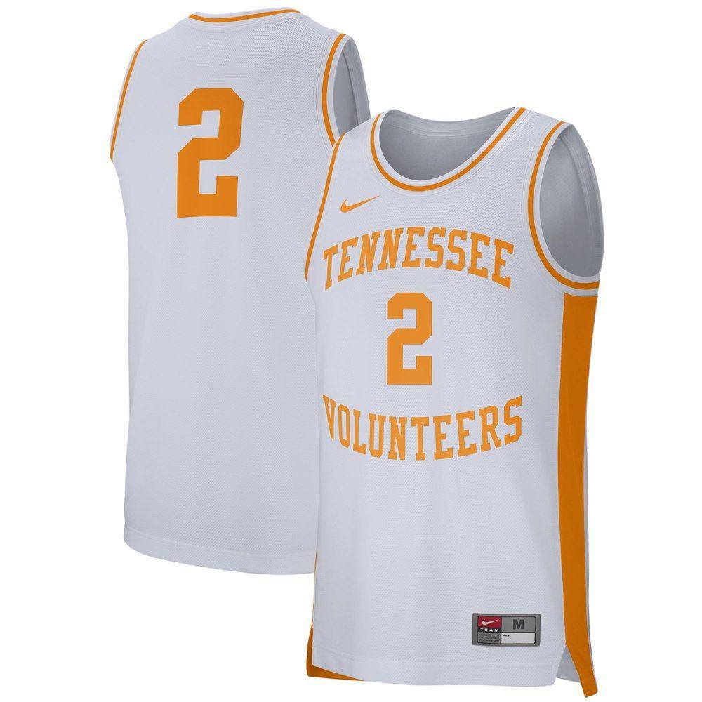 Retro Sports Tennessee Orange Logo - Men's Nike #2 White Tennessee Volunteers Retro Performance College ...