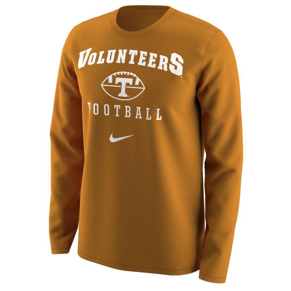 Retro Sports Tennessee Orange Logo - Men's Nike Tennessee Volunteers Retro '97 Long Sleeve T Shirt