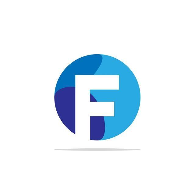 Blue Letter F Logo - lettre f logo modèle Modèle de téléchargement gratuit sur Pngtree