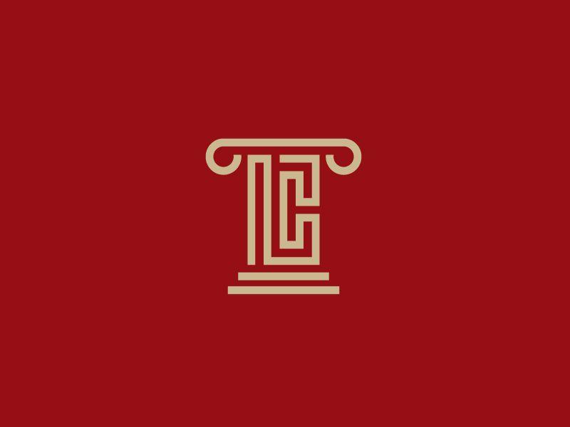 Greek Red Logo - IC + Greek Pillar by Alfrey Davilla | vaneltia | Dribbble | Dribbble