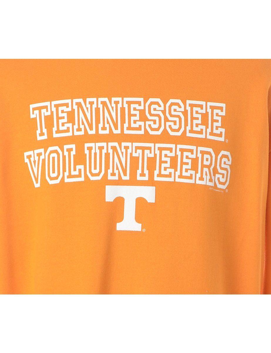Retro Sports Tennessee Orange Logo - Unisex Tennessee Sports Sweatshirt Yellow, XL | Beyond Retro - E00441118