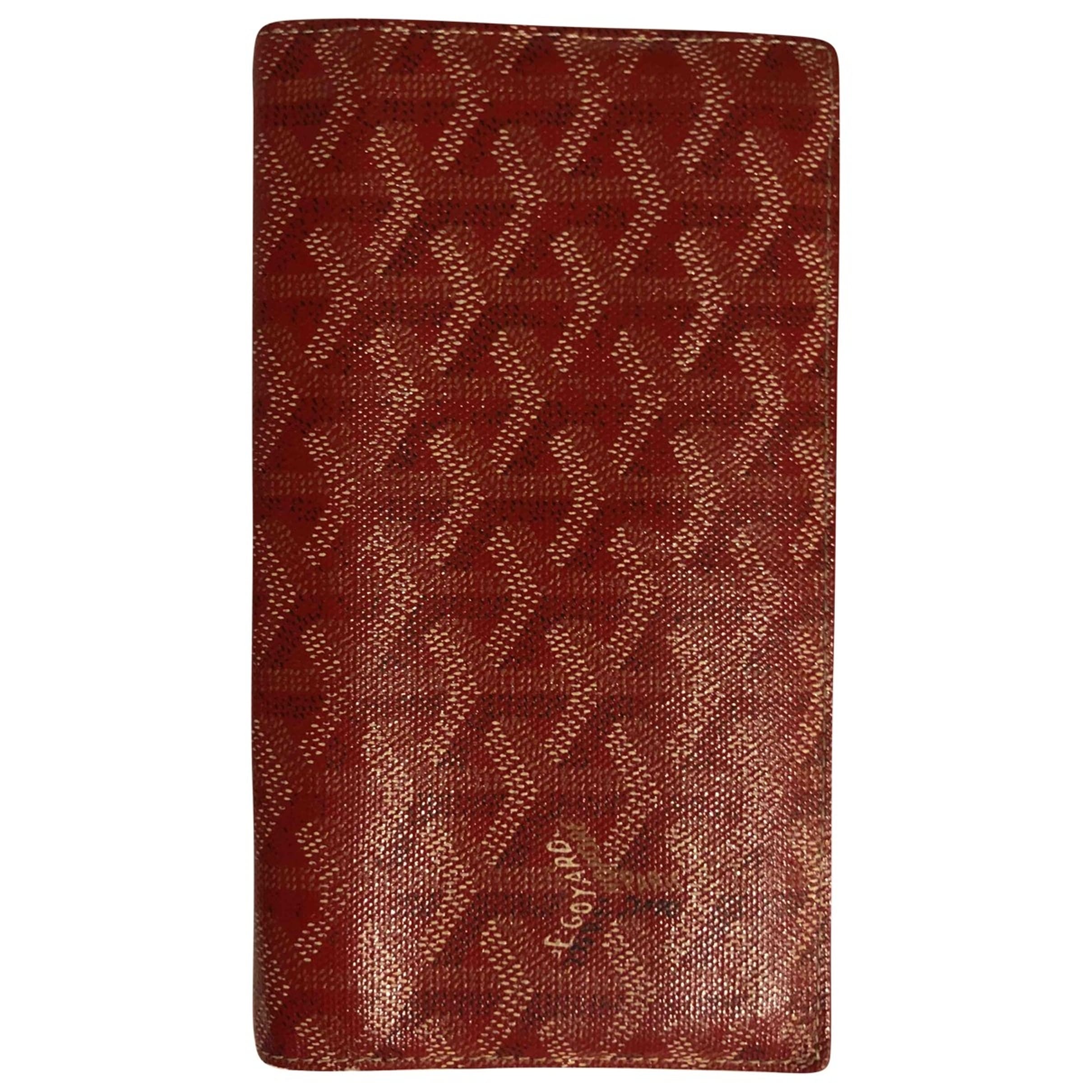 Goyard Red Logo - Cloth wallet