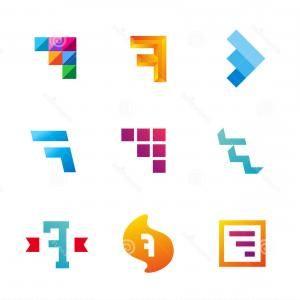 Blue Letter F Logo - N Blue Letter Alphabet Logo Icon Design Vector