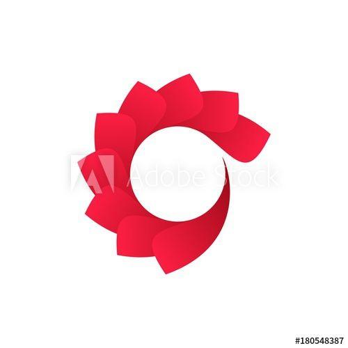Beautiful Flower Logo - Circle beautiful flower logo icon design for your brand identity ...