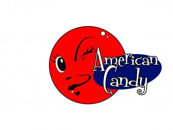 American Candy Logo - The American Candy - Red, White, and Hue