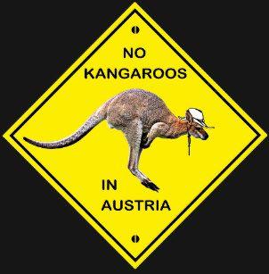 No Kangaroo Logo - Austria Kangaroo Gifts & Gift Ideas | Zazzle UK