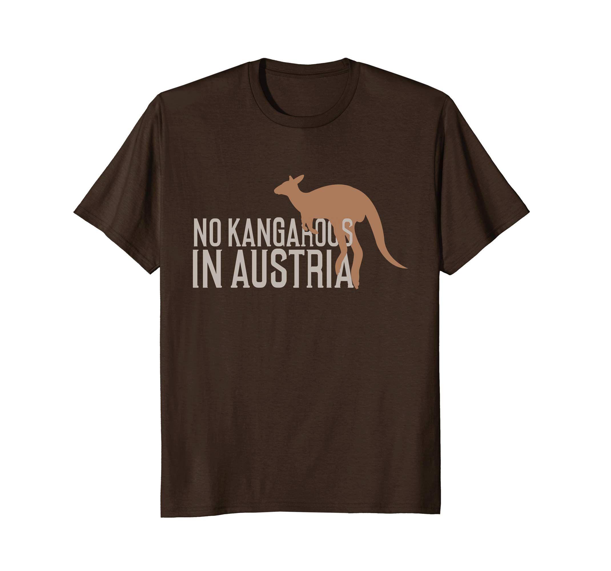 No Kangaroo Logo - Funny Kangaroo T Shirt Kangaroos In Austria Tee Shirt AZP