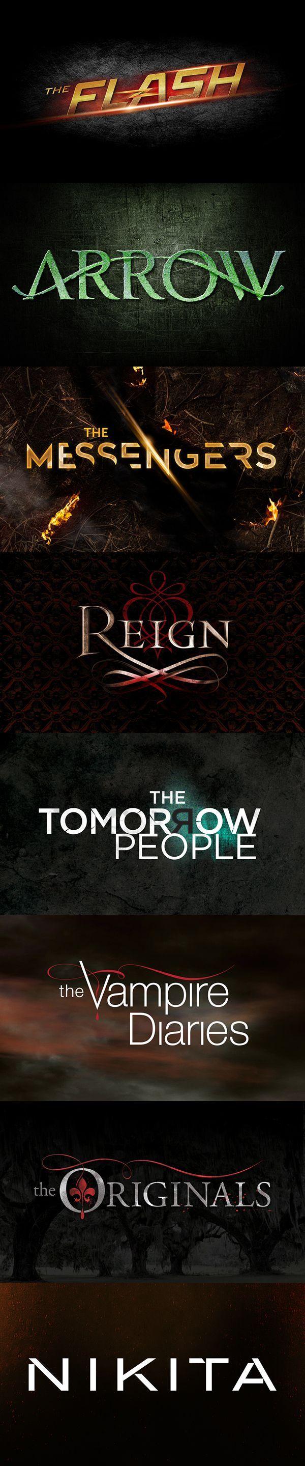 Arrow TV Show Logo - CW TV Show Logo Design Series 1: The Flash, Arrow, The Messengers ...