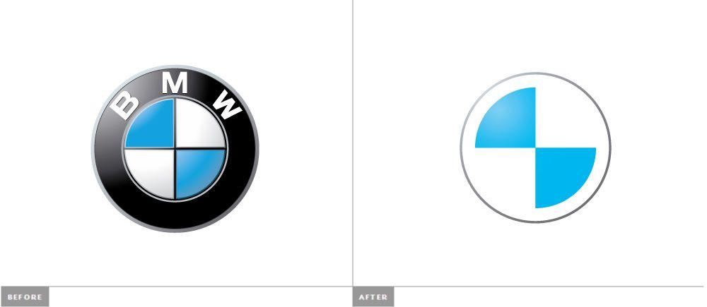 New BMW Logo - New Logo For BMW. White design - дизайн брендов
