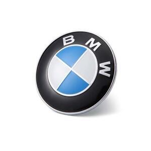 New BMW Logo - NEW BMW EMBLEM 82mm w/ GROMMETS 1 3 5 6 7 SERIES X3 HOOD/TRUNK BADGE ...
