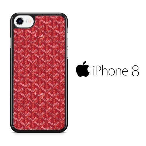 Goyard Red Logo - Goyard Red iPhone 8 Case