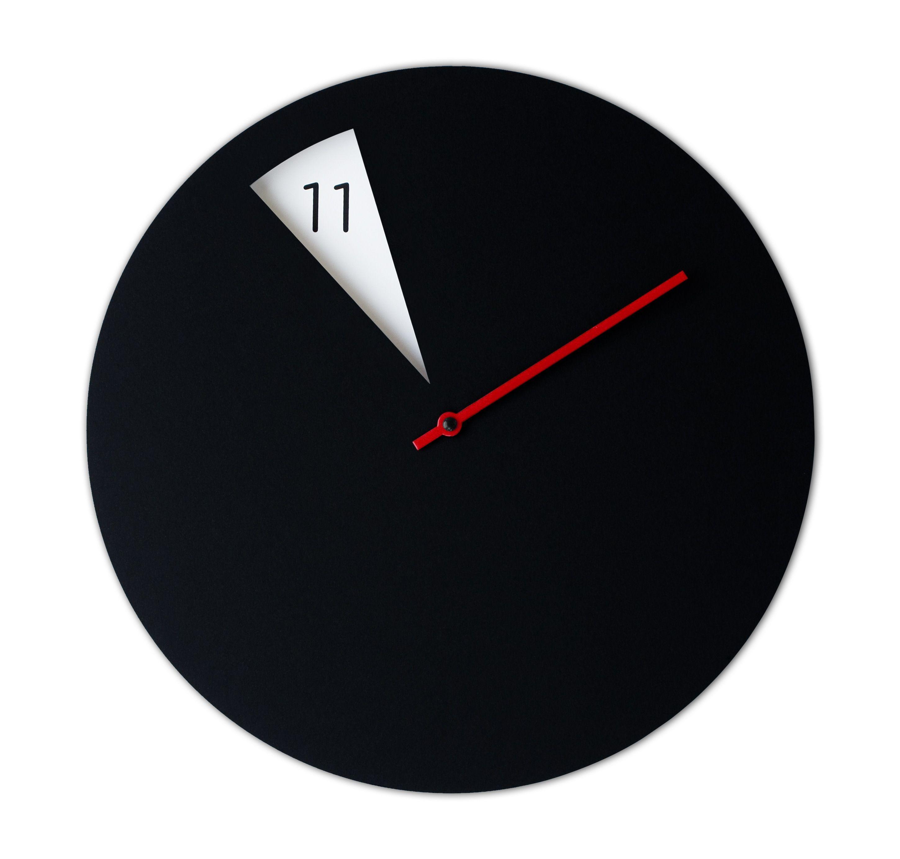 Black and Red Globe Logo - Shop FreakishCLOCK Wall Clocks Black on CROWDYHOUSE