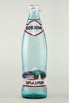 French Bottled Water Logo - Borjomi (water)