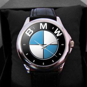New BMW Logo - Limited New BMW logo bmw m series Speedometer on Leather band Watch ...