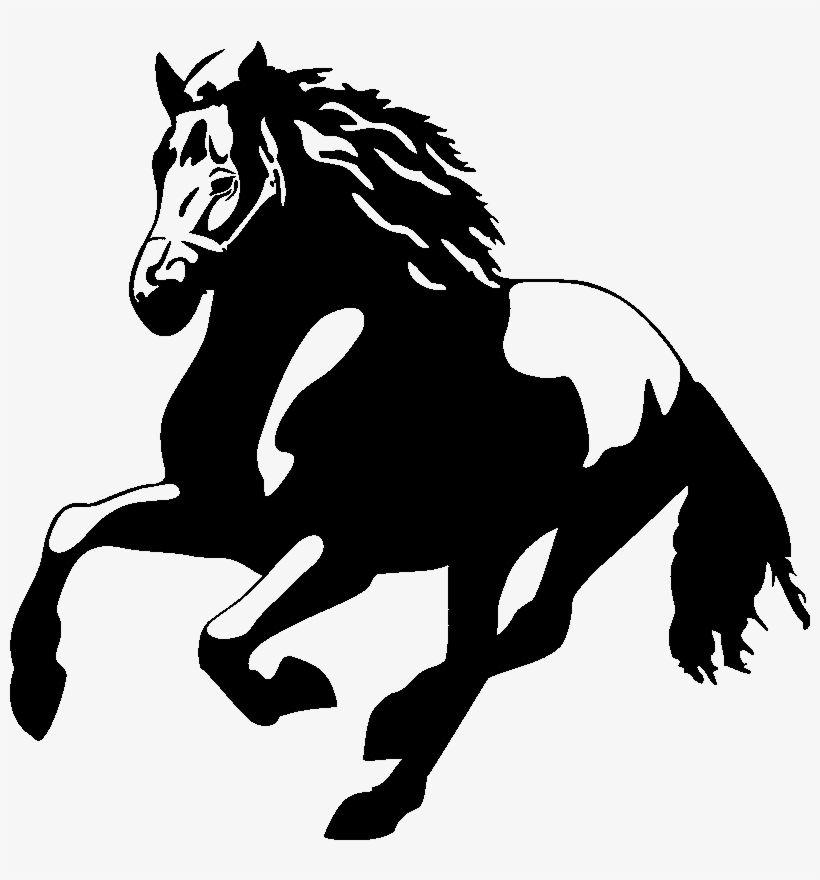 Prancing Horse Logo - Sticker Cheval Au Galop De Face Ambiance Sticker Si