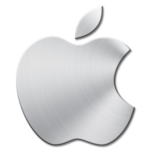 Silver Apple Logo - Apple logo PNG image free download