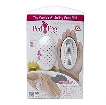 Ped Egg Logo - Amazon.com: Ped Egg Pedicure Foot File, White: Kitchen & Dining