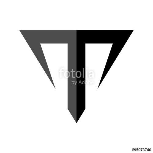 Fotolia Logo - Letter T Taurus Symbol Logo Template