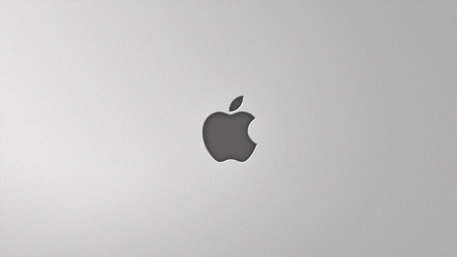 Silver Apple Logo - Apple Logo Background