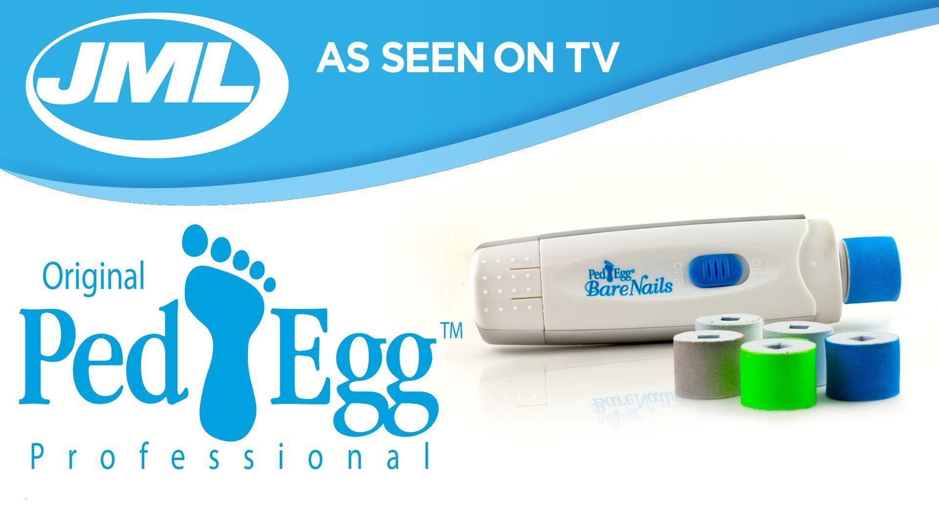 Ped Egg Logo - JML Ped Egg Bare Nails: Electronic Nail Care System – RP Home Essentials