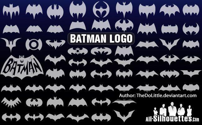 All Batman Logo - Pin by Megan Medford on SUPERHEROS!! <3 | Batman, Batman logo, Superhero