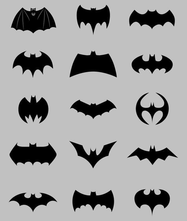 All Batman Logo - ThinkGeek - All Batman Logos. Back in the Day. Batman, Batman