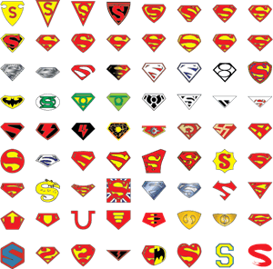All Batman Logo - Superman and Batman Logo Vector (.AI) Free Download