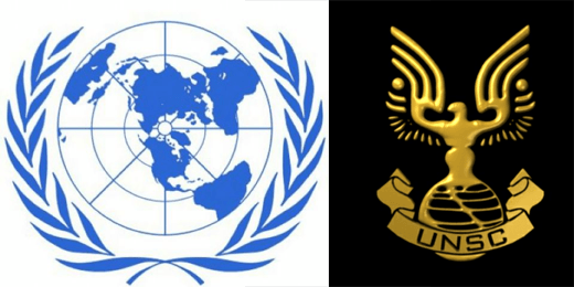 United Nations Security Council Logo - BBC News Mistakes Halo for United Nations on Live Broadcast [VIDEO]