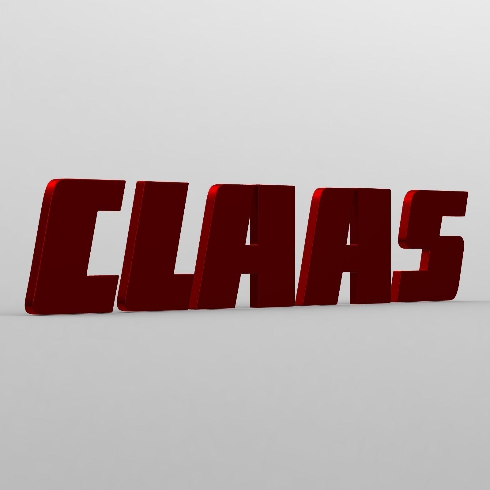 Claas Logo - claas logo 3D | CGTrader
