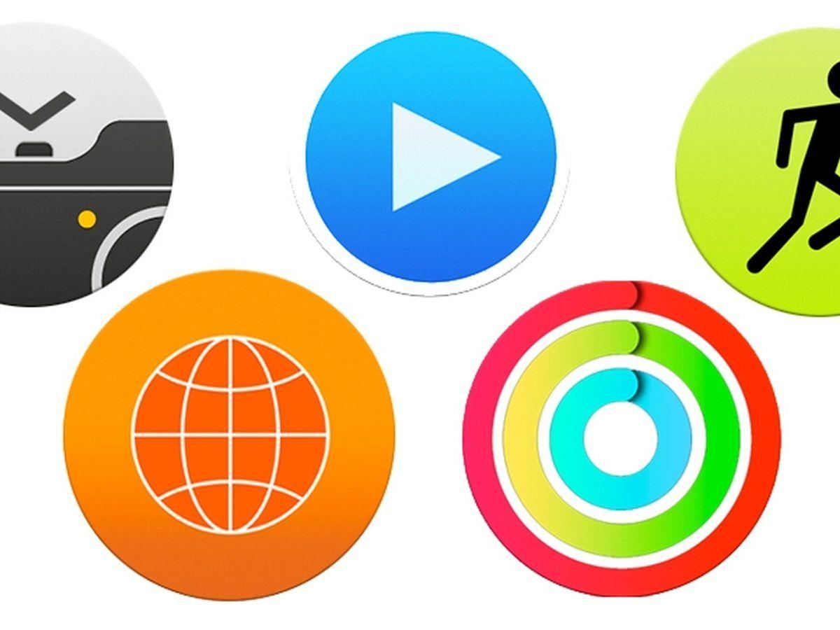 Inside Blue Circle with 3 Blue Lines Logo - Guide to Apple Watch icons & symbols