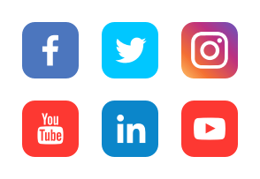 Blue Social Media Logo - Social media icons - Iconfinder.com