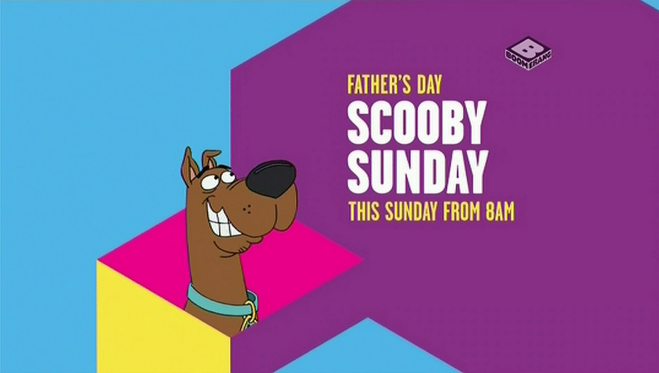 Scooby Doo Boomerang Logo - Boomerang UK Scooby Sunday Father's Day Marathon - RegularCapital