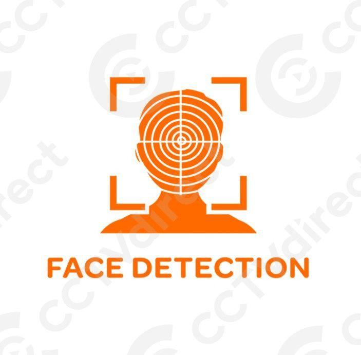 Face in Orange Circle Logo - Face Detection Module - CCTV Direct