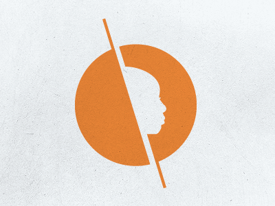 Face in Orange Circle Logo - Rejected logo for Albinism awareness by Steph Reverdy | Dribbble ...
