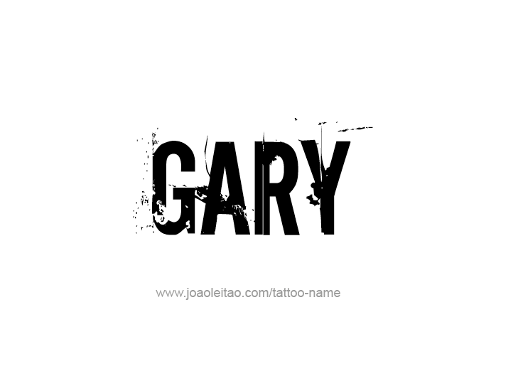 Gary Logo - Gary Name Tattoo Designs