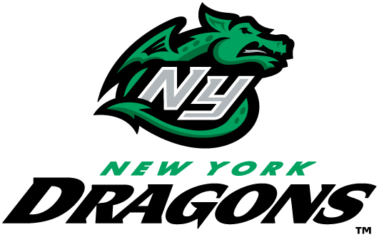Green Dragon Logo - New York Dragons Unused Logo Football League Arena FL