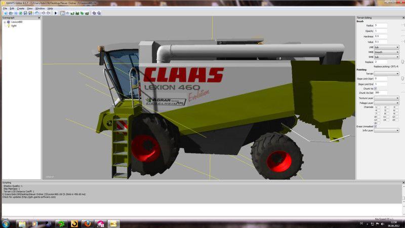 Lexion Logo - FS 2011: CLAAS Lexion 460 v mit LOgo unsere Agrar GMBH Lexion Mod ...