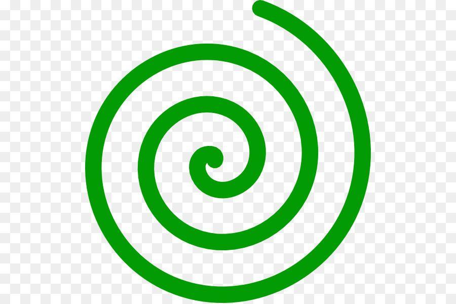 Green Spiral Logo - Green Golden spiral Point Clip art png download*598
