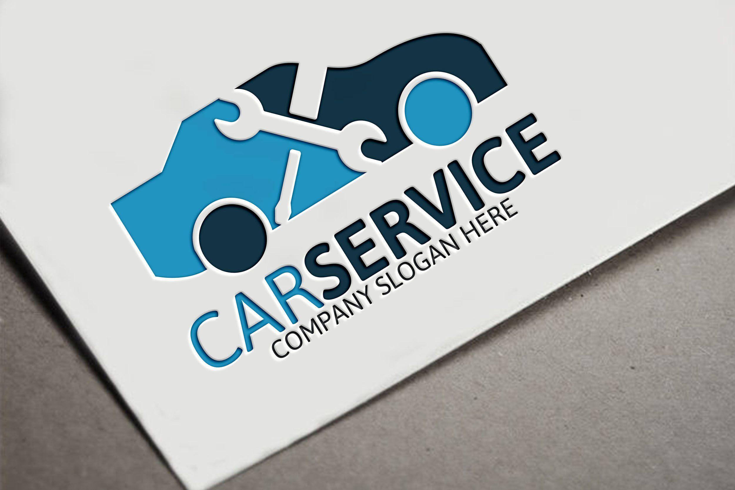 Auto Repair Service Logo - Car Service Logo Logo Templates Creative Market