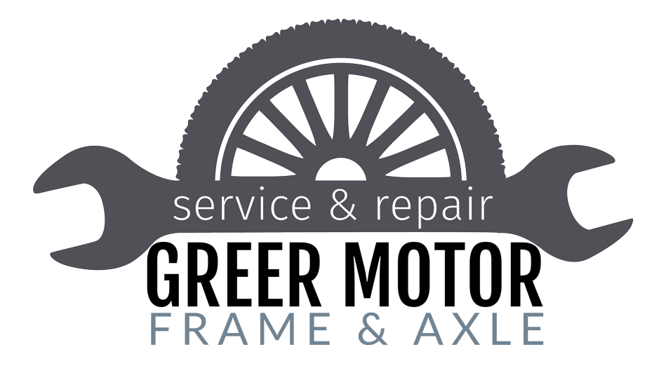 Auto Repair Service Logo - Auto Repair Services. Iowa City, Coralville, IA. Greer Motor Frame