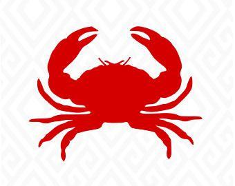 Red Crab Logo - Crab svg