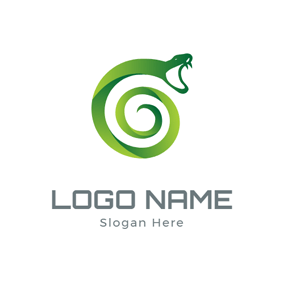 Green Spiral Logo - Free Spiral Logo Designs. DesignEvo Logo Maker