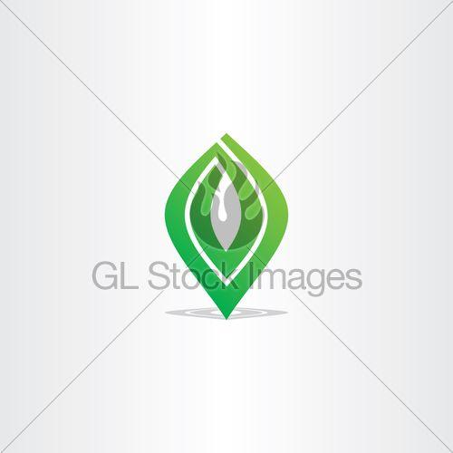 Green Spiral Logo - Spiral Green Leaf Logo Vector Abstract Business Icon · GL Stock Image