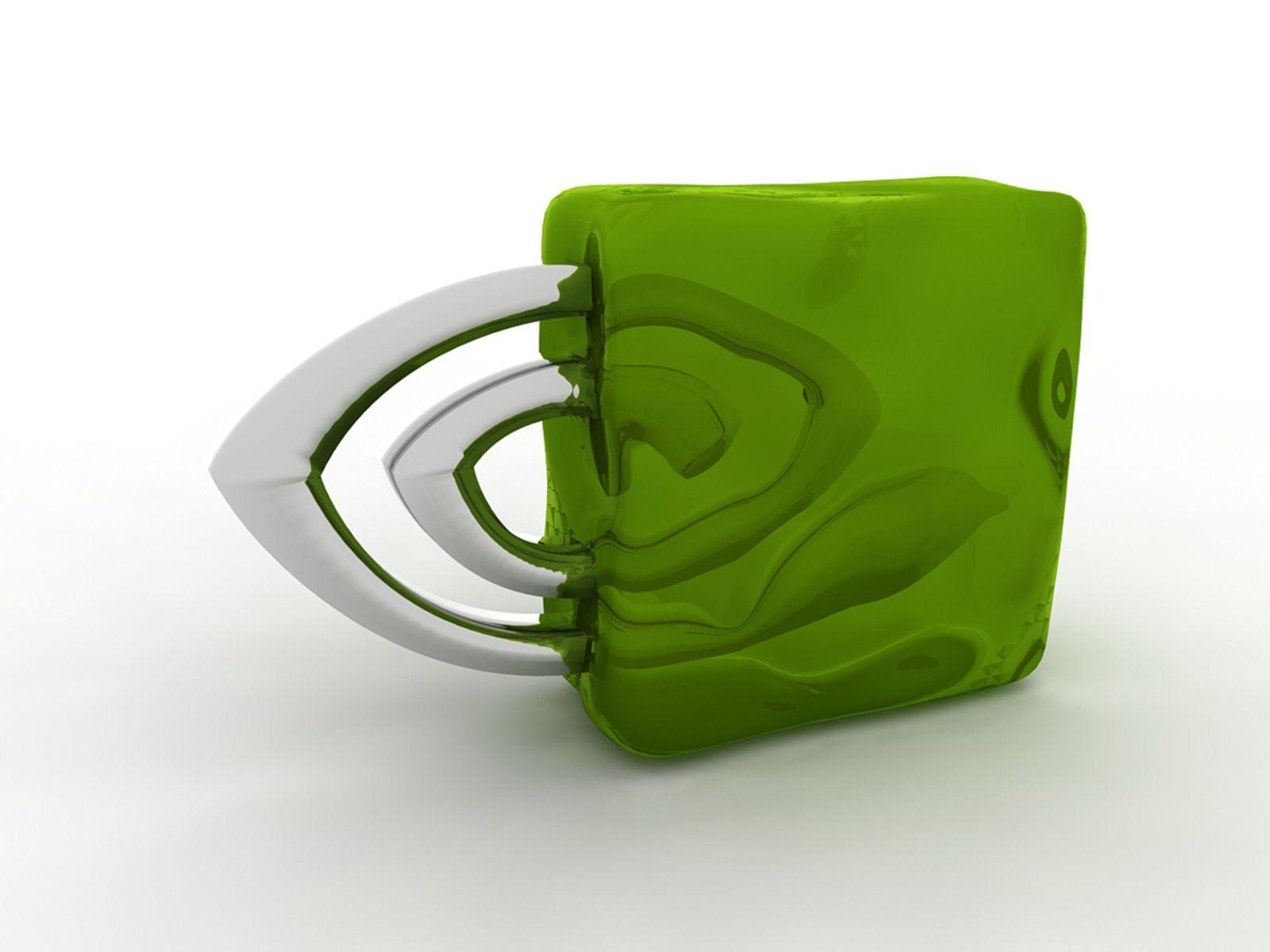 Green Spiral Logo - Nvidia 3D Logo