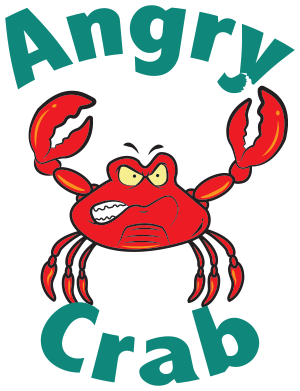Red Crab Logo - Angry Crab Logo