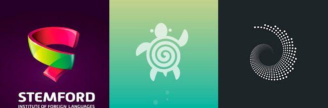 Green Spiral Logo - Mesmerizing Spiral Logo Designs
